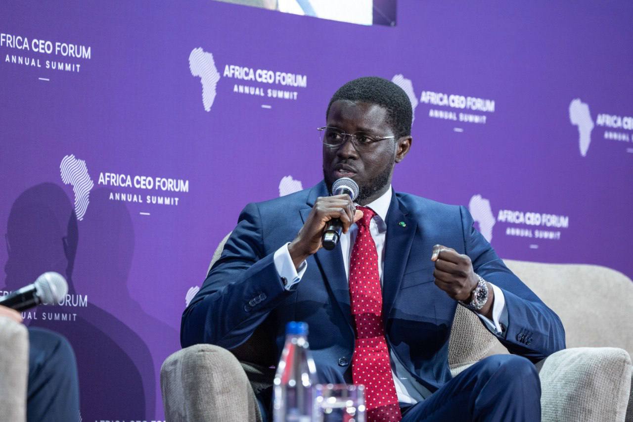 Le Président Diomaye au Africa CEO Forum 2025 Abidjan