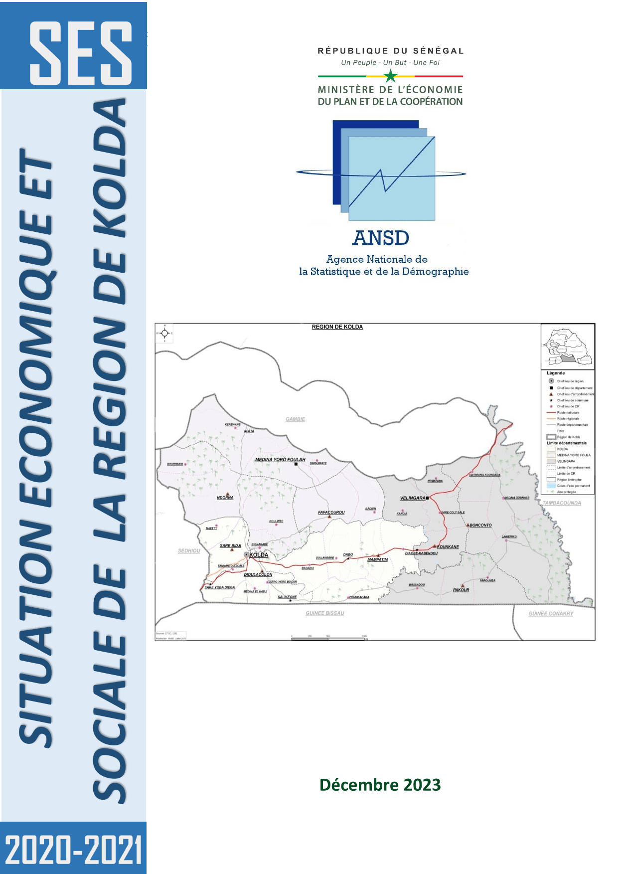 Situation économique et sociale (SES) de la région de Kolda 2020-2021 – ANSD