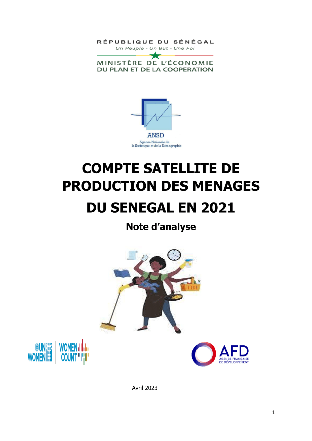 Compte satellite de production des ménages du Sénégal en 2021 – ANSD