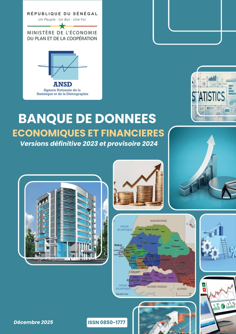 Banque de données économiques et financières 2024, versions définitive 2023 et provisoire 2024 – ANS