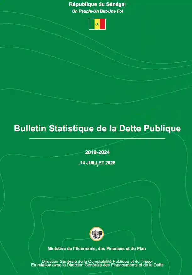 Bulletin Statistique de la Dette Publique de 2019 à 2024 – Sénégal