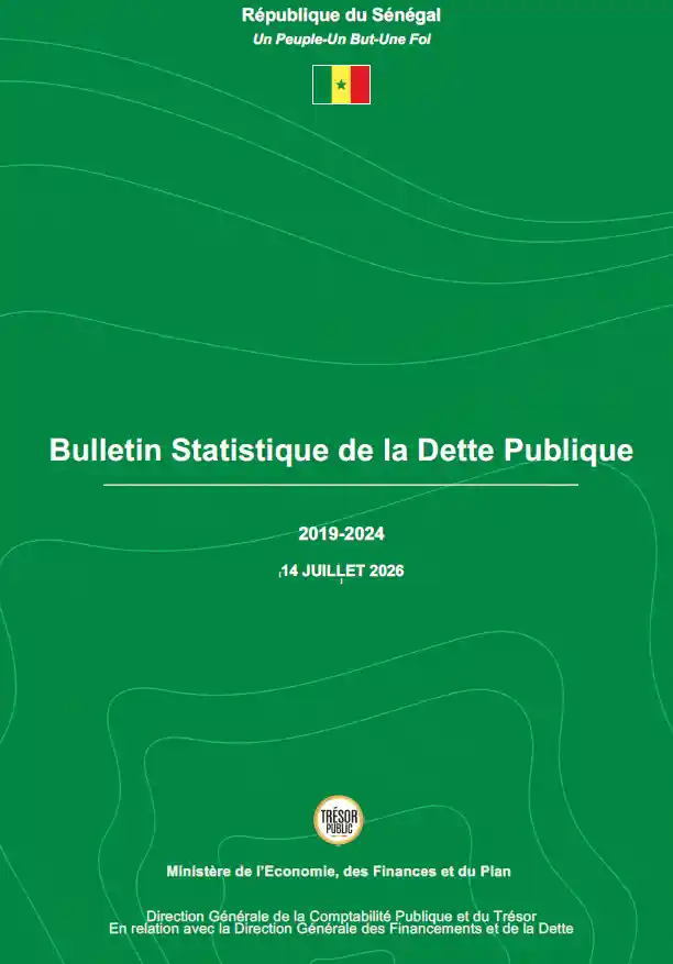 Bulletin Statistique de la Dette Publique de 2019 à 2024 – Sénégal