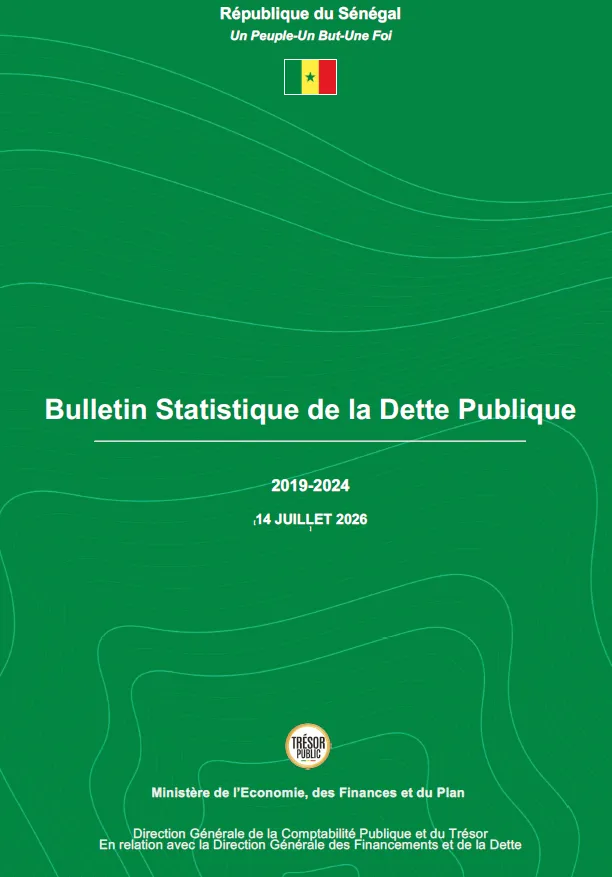 Bulletin Statistique de la Dette Publique de 2019 à 2024 – Sénégal