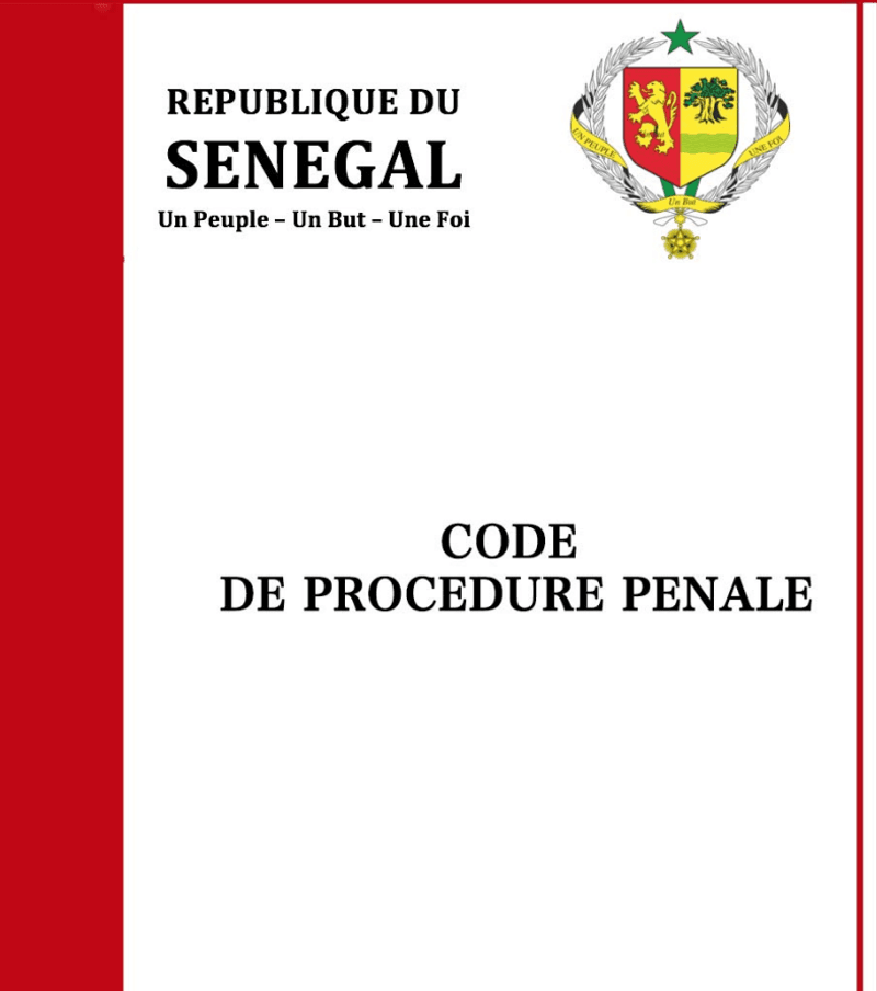 Code de Procédure Pénale du Sénégal