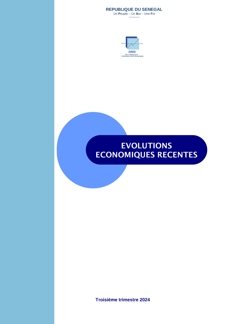Note sur les évolutions économiques récentes (NEER), Sénégal, troisième trimestre 2024 – ANSD