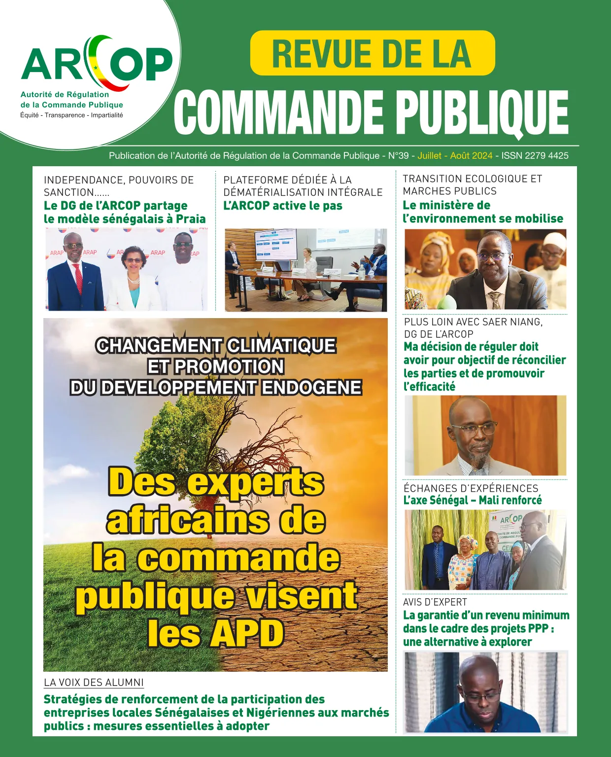 Revue de la commande publique n°39, juillet-août 2024 – ARCOP