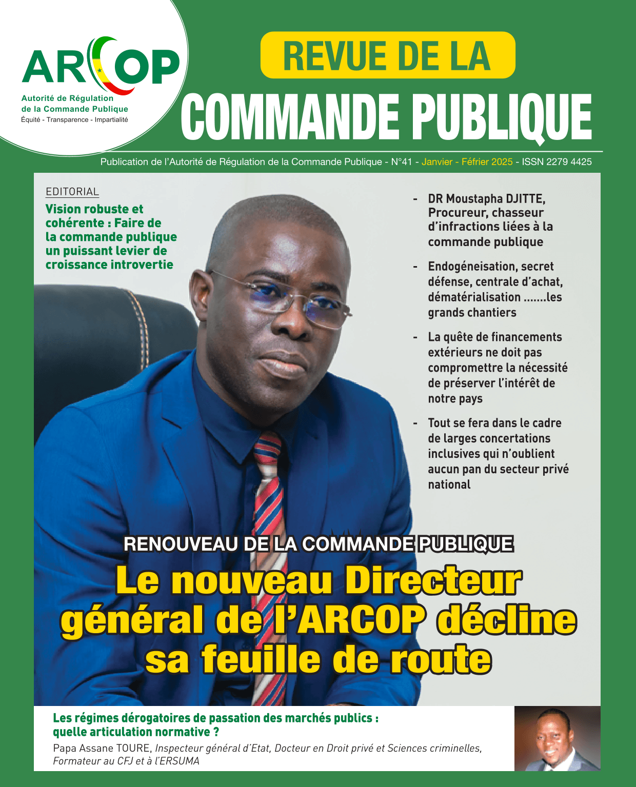 Revue de la Commande publique n°41, janvier-février 2025 – ARCOP