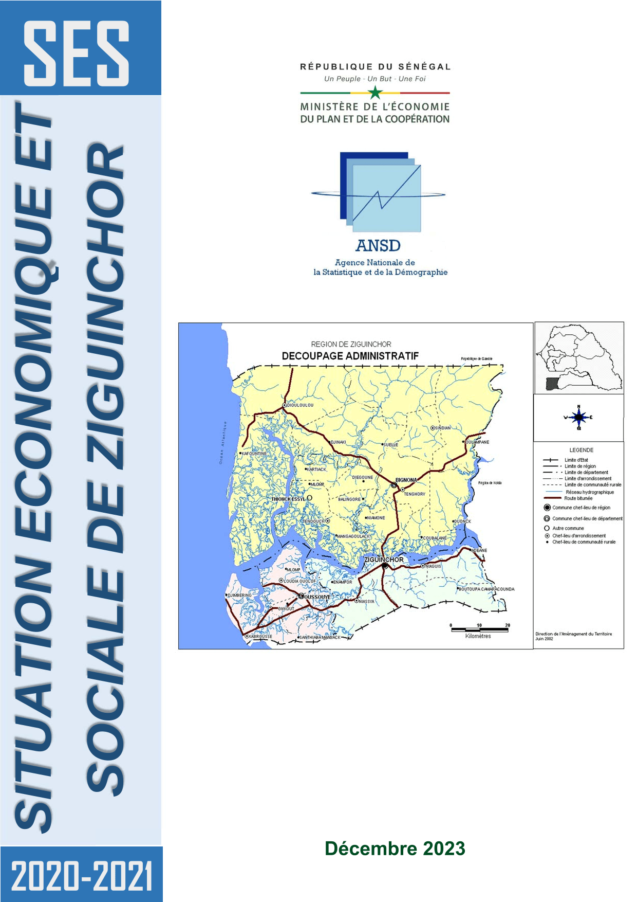 Situation économique et sociale (SES) de la région de Ziguinchor 2020-2021 – ANSD