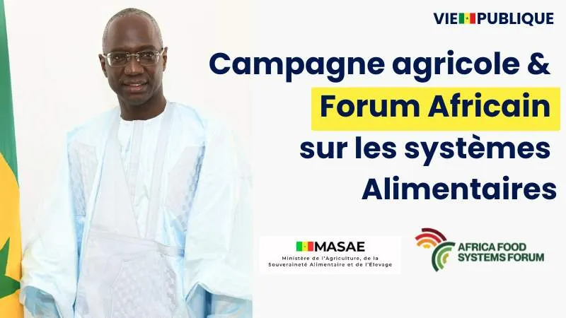Ministre Mabouba Diagne: AFS Forum & campagne agricole