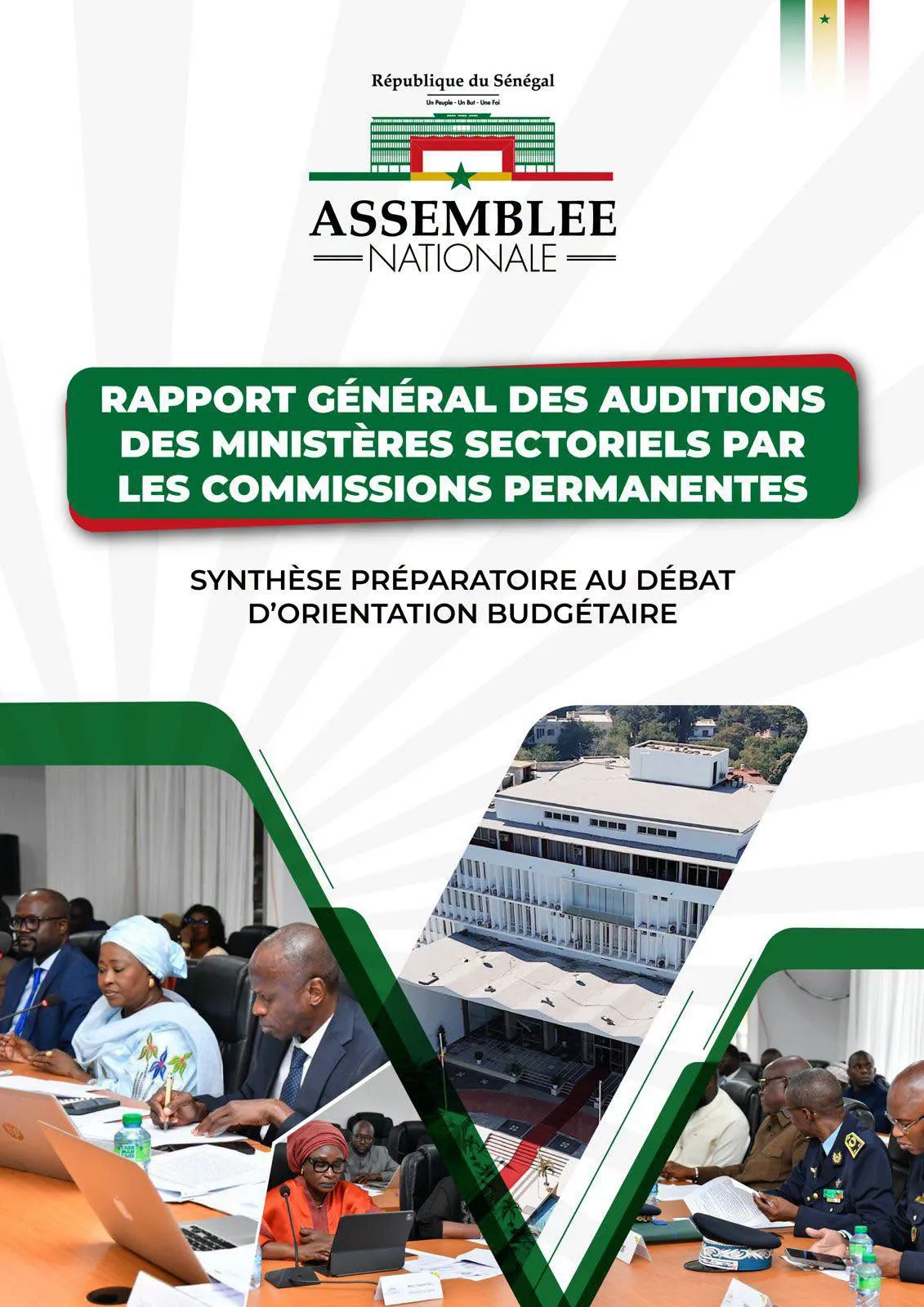 Rapport général des auditions des ministères sectoriels par les commissions permanentes – Synthèse préparatoire au Débat d'Orientation Budgétaire (DOB) 2026 – Assemblée nationale du Sénégal