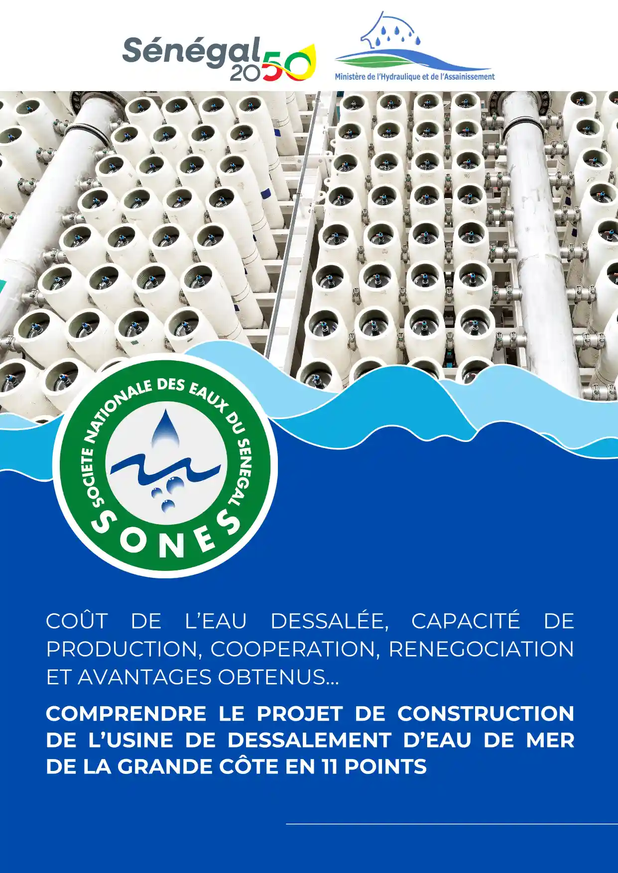 Projet de construction de l'Usine de dessalement d'eau de mer de la Grande Côte