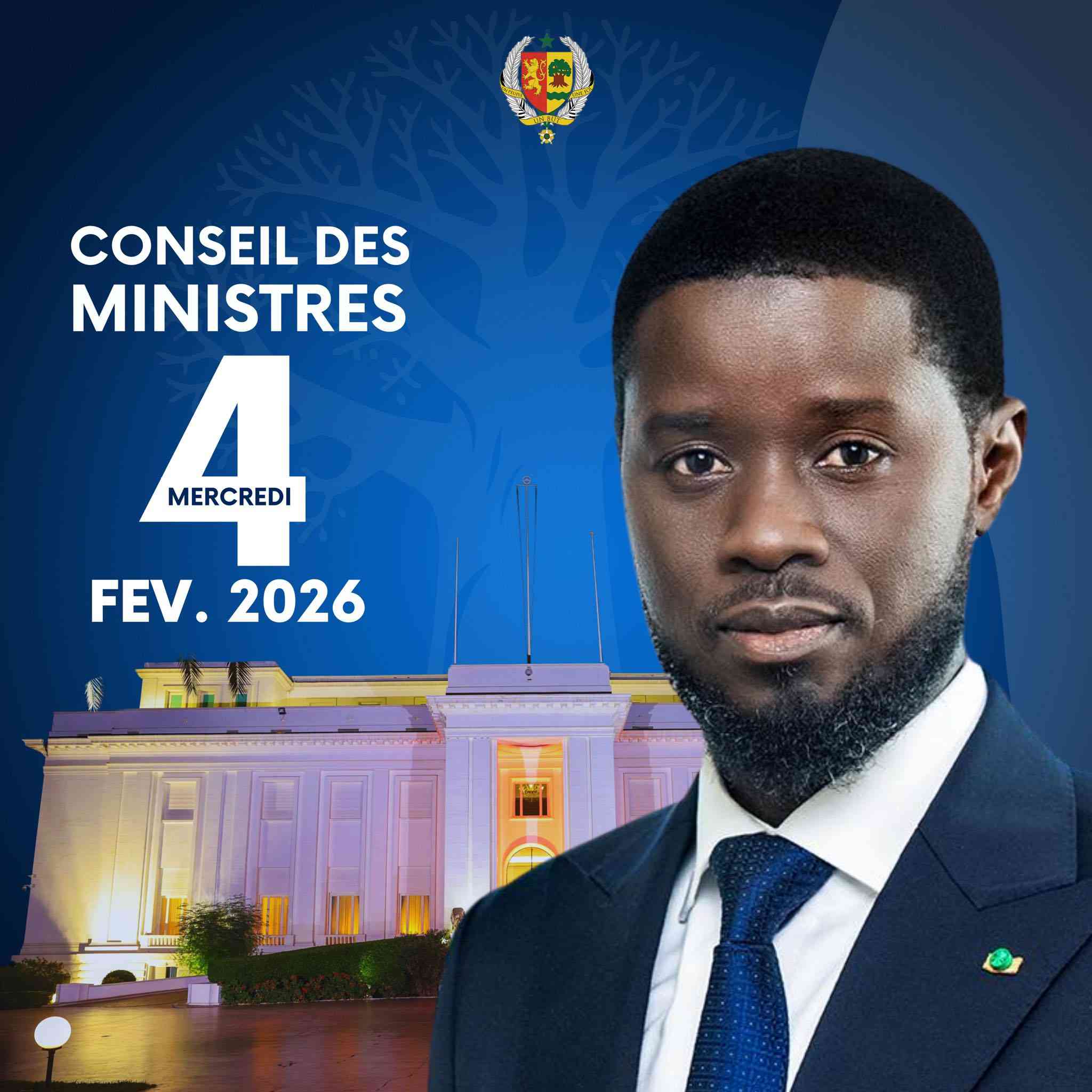 Conseil des ministres du 04 février 2026