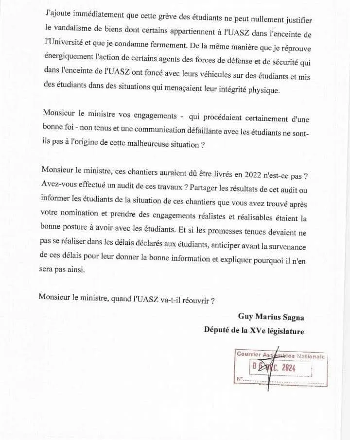 Document joint