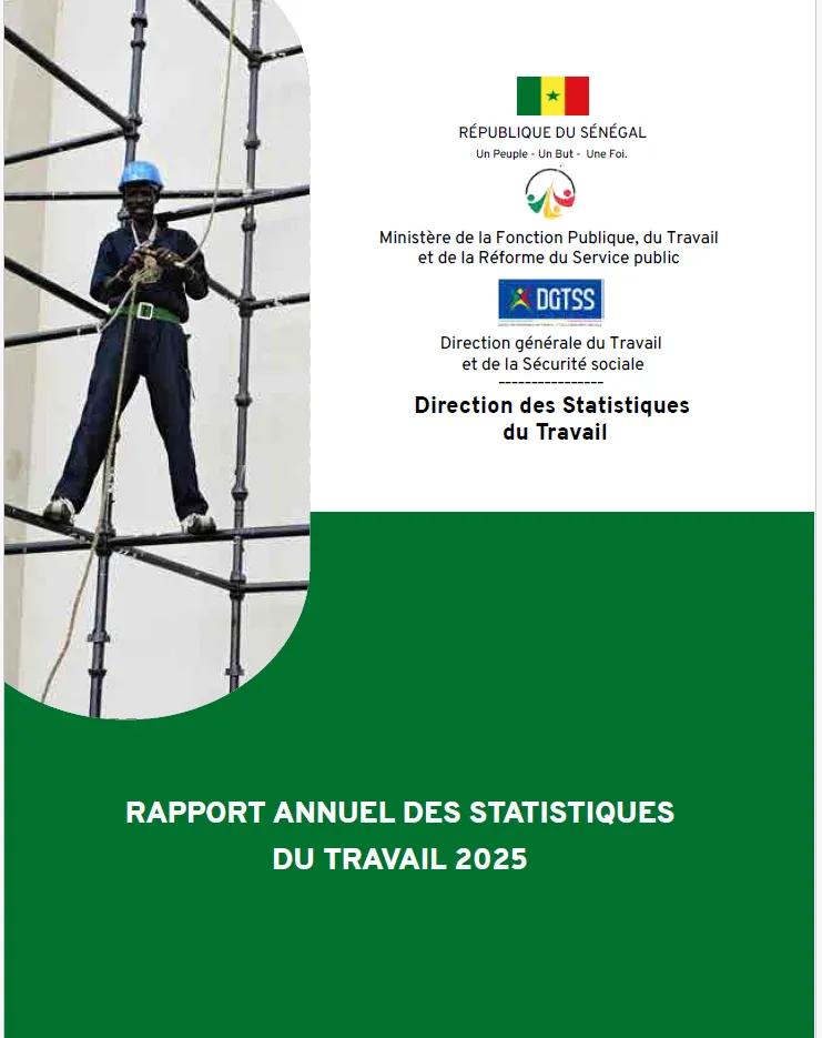 Rapport annuel des statistiques du travail 2025 – Direction des Statistiques du Travail (DST)