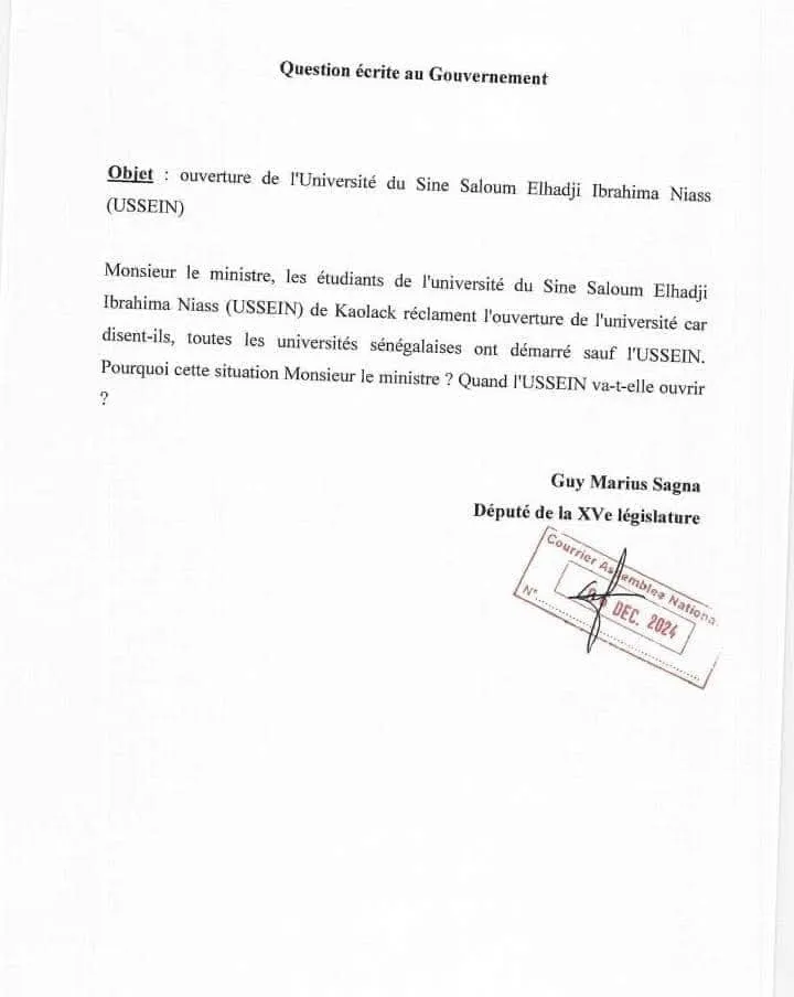 Document joint