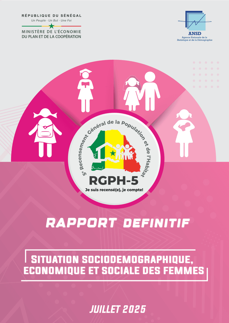 Situation sociodémographique, économique et sociale des femmes au Sénégal (RGPH-5, 2023) – ANSD