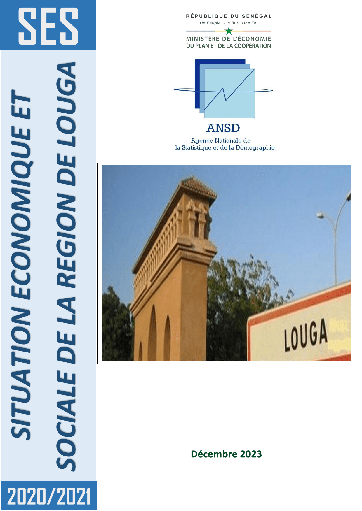 Situation économique et sociale (SES) de la région de Louga 2020-2021 – ANSD