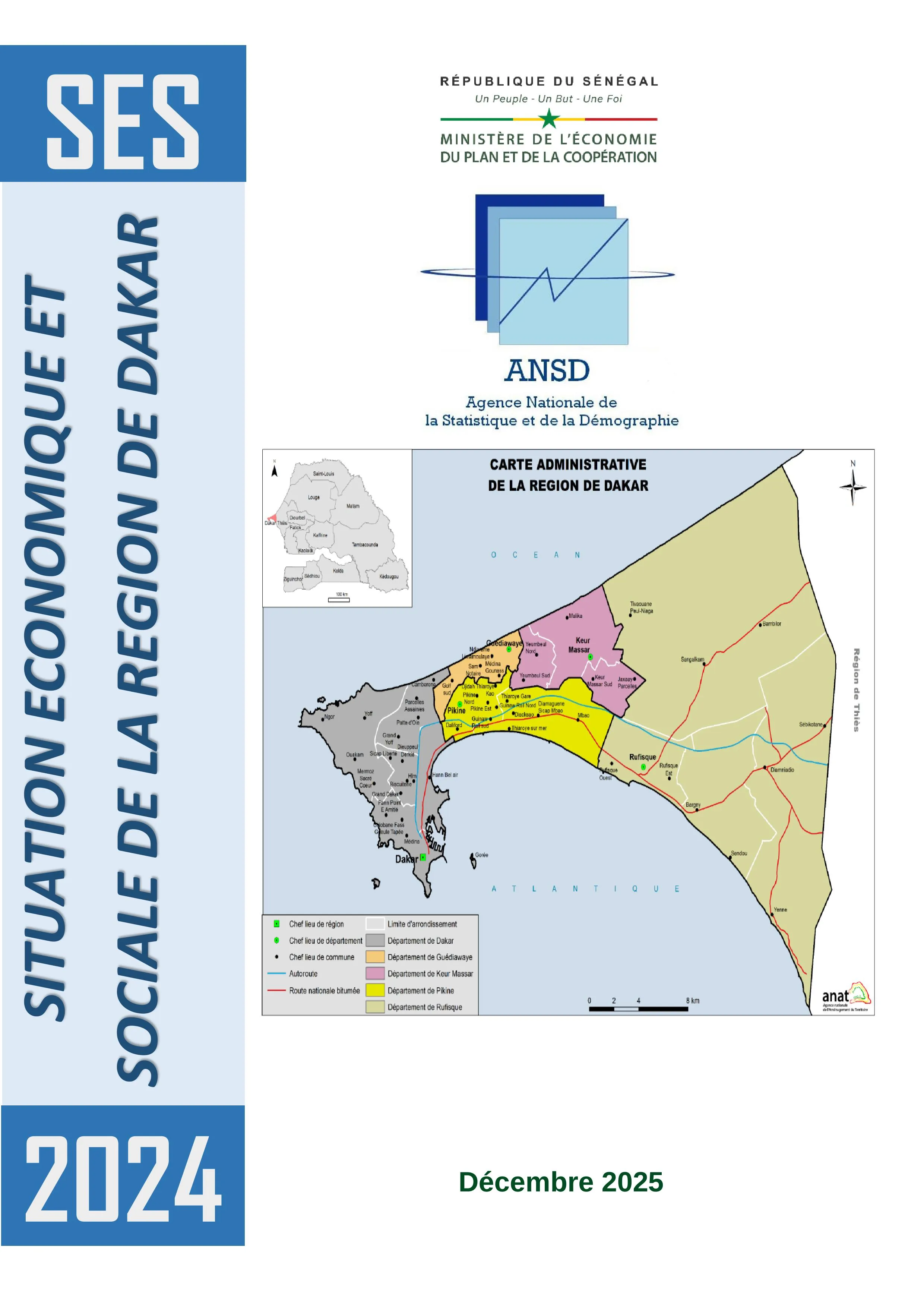 Situation économique et sociale (SES) de la région de Dakar, édition 2024 – ANSD