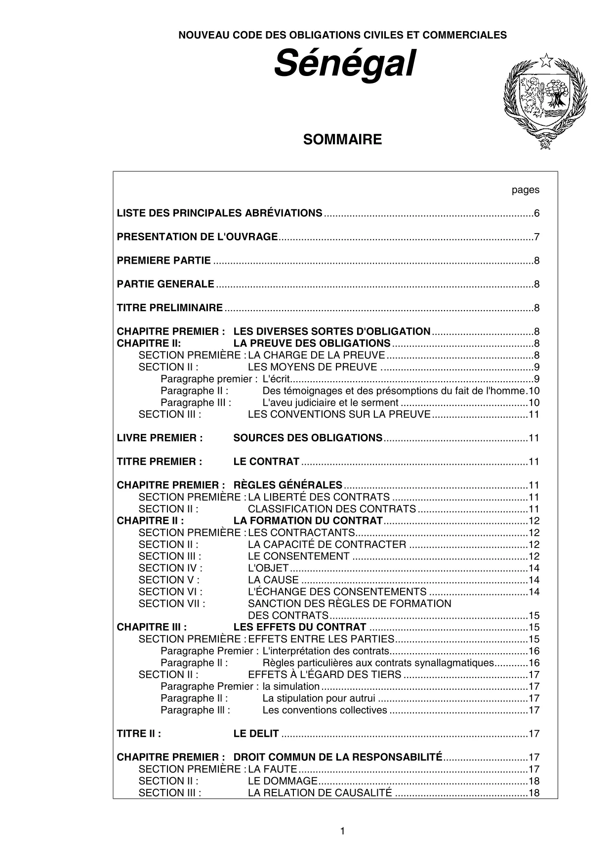 Code des Obligations Civiles et Commerciales