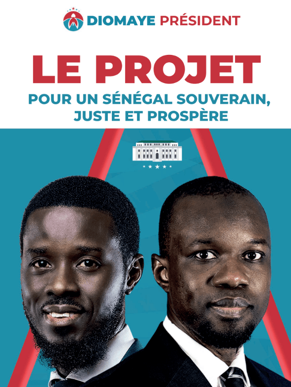 Livre programme Diomaye Président - Élection présidentielle 2024
